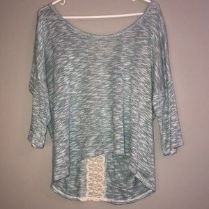 Blue/Green 1/2 Sleeve Shirt